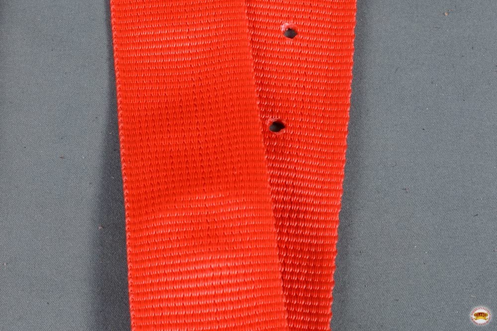 HILASON Red Nylon Cinch Tie Strap Off Billet Saddle Set