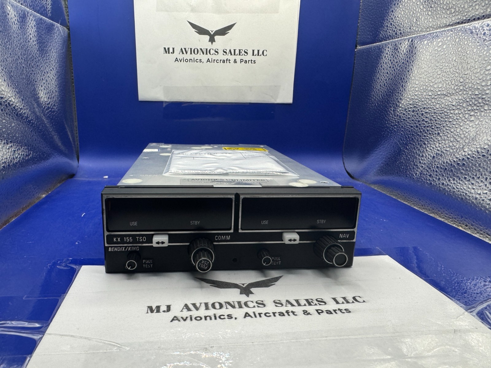 BENDIX/KING KX 155 P/N 069-1024-42 14VDC WITH GLIDE/SLOPE WITH FAA FORM 8130-3