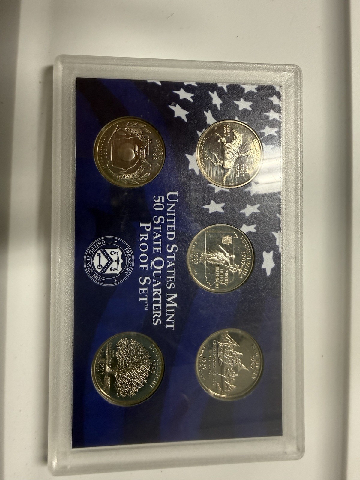 1999 Proof State Quarter Set Gem DCAM (Clad) - No Box or COA - 5 Coins