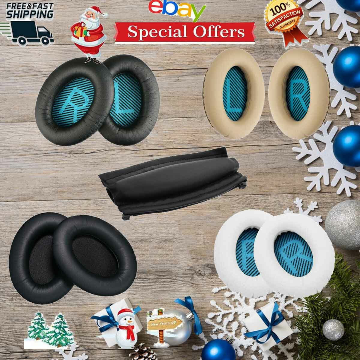 Replacement Ear Pads Cushion for Bose QuietComfort QC2 AE2 AE2w Headphones