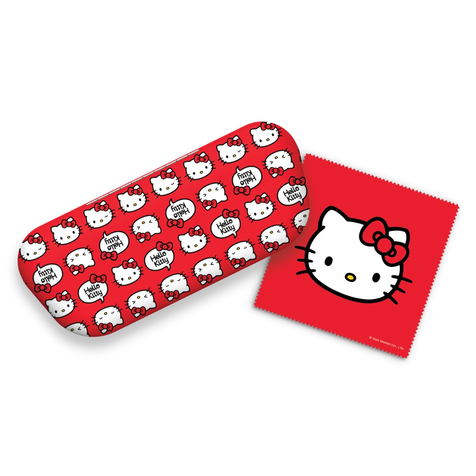 Hello Kitty Eyeglass Case - Red