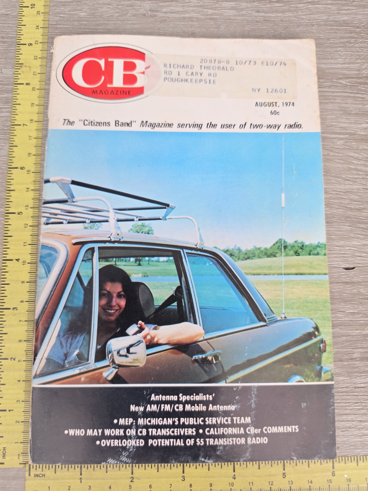 CB Magazine for CB Radios August 1974 Issue Vintage
