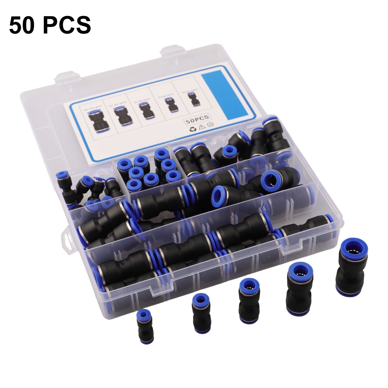 Easily Adjustable Quick Release Connector Set of 50 pcs for Maximum Flexibility
