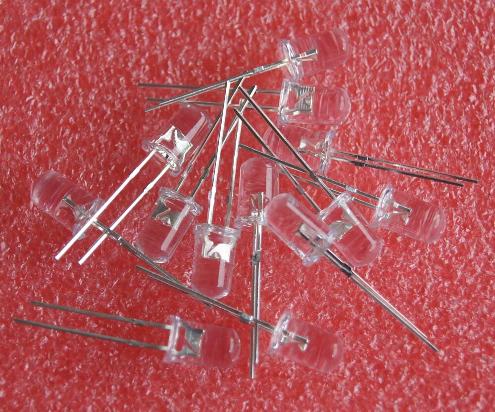 1000pcs New Blue 5MM F5 ROUND Water Clear LED Light Lights