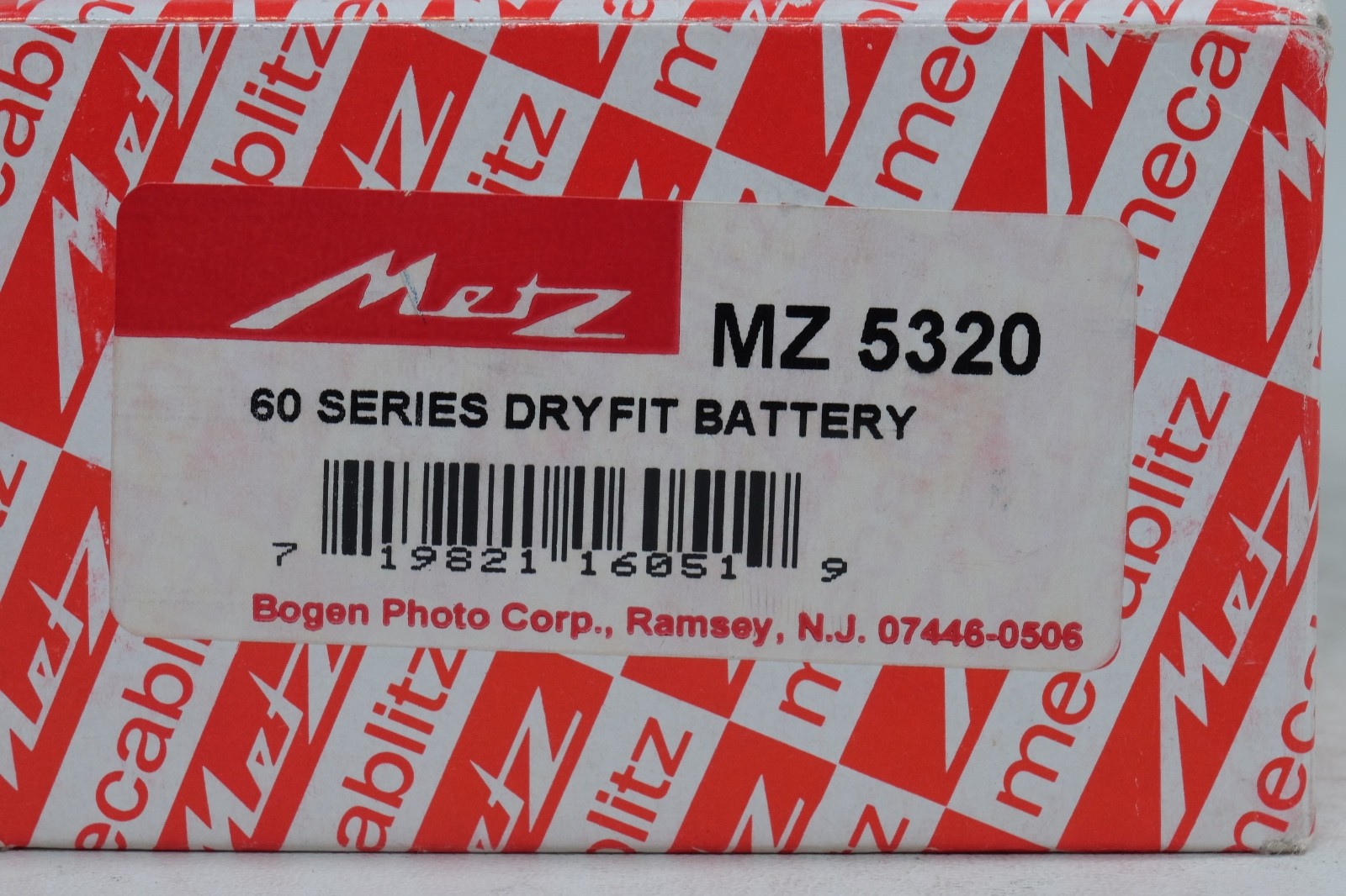 Metz 60 Series Dryfit Battery NOS MZ5320