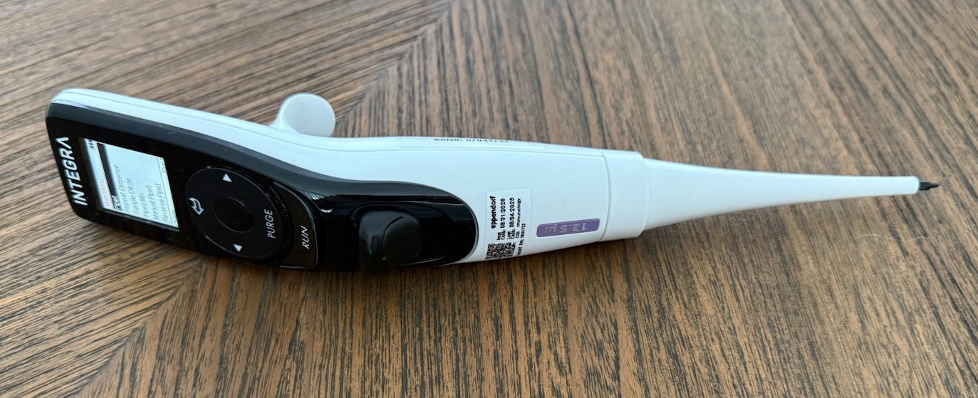 Integra VIAFLO 12.5 uL Single Channel Digital Electronic Pipette CALIBRATED