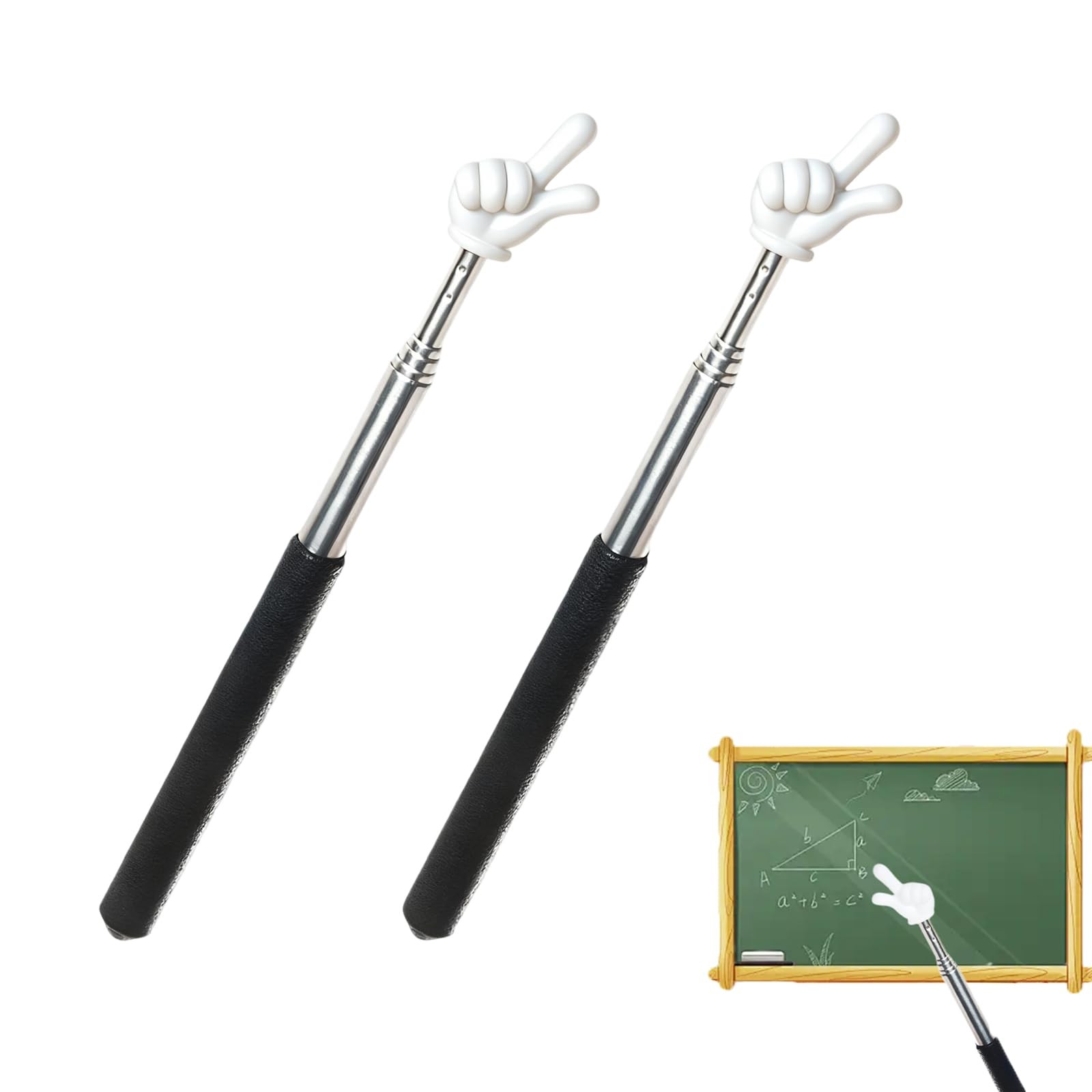 Pointer Finger Stick, Finger Teacher Pointer Stick for Classroom Hand Pointer...