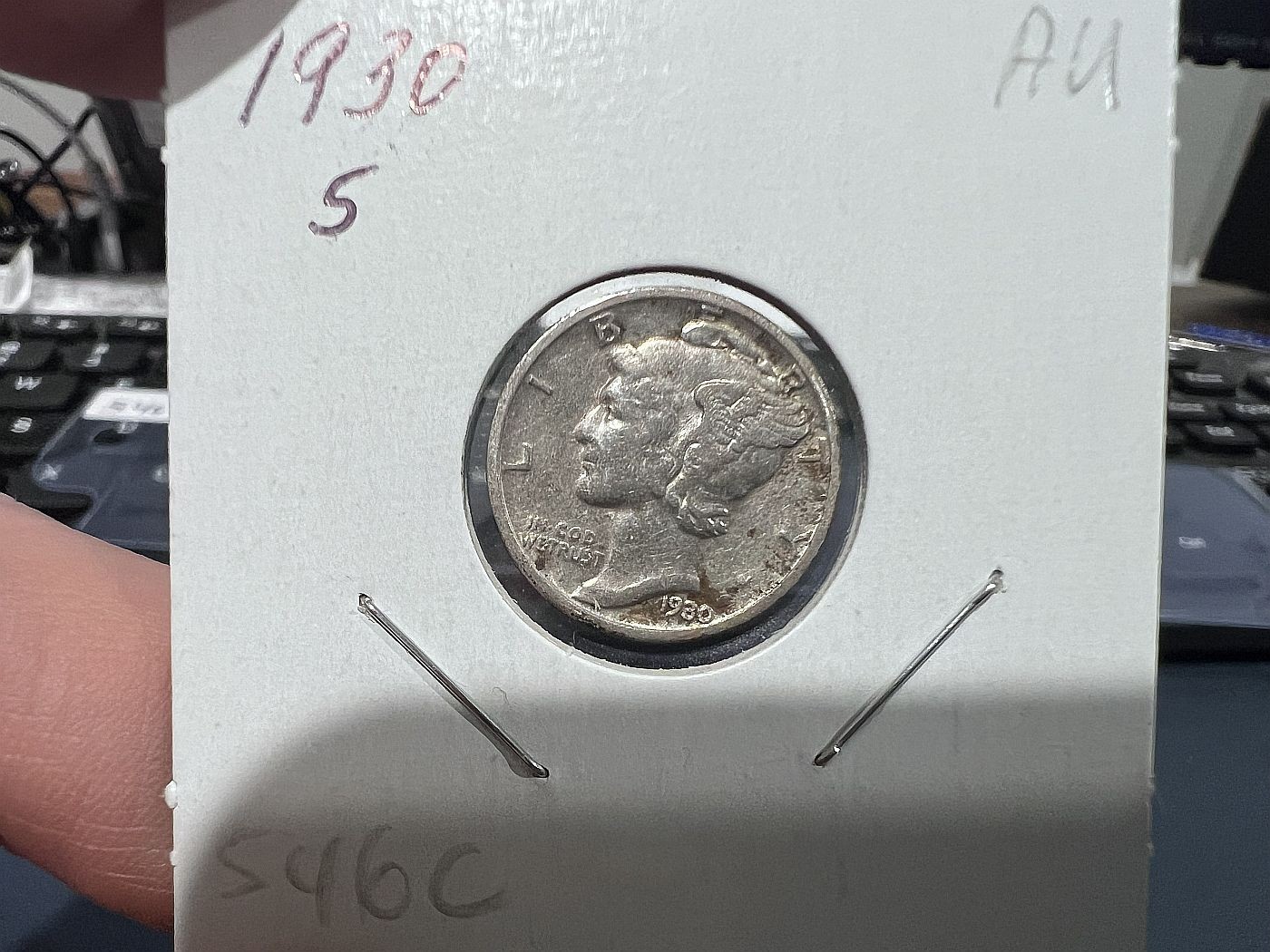 1930-S 10c Mercury Silver Dime San Francisco