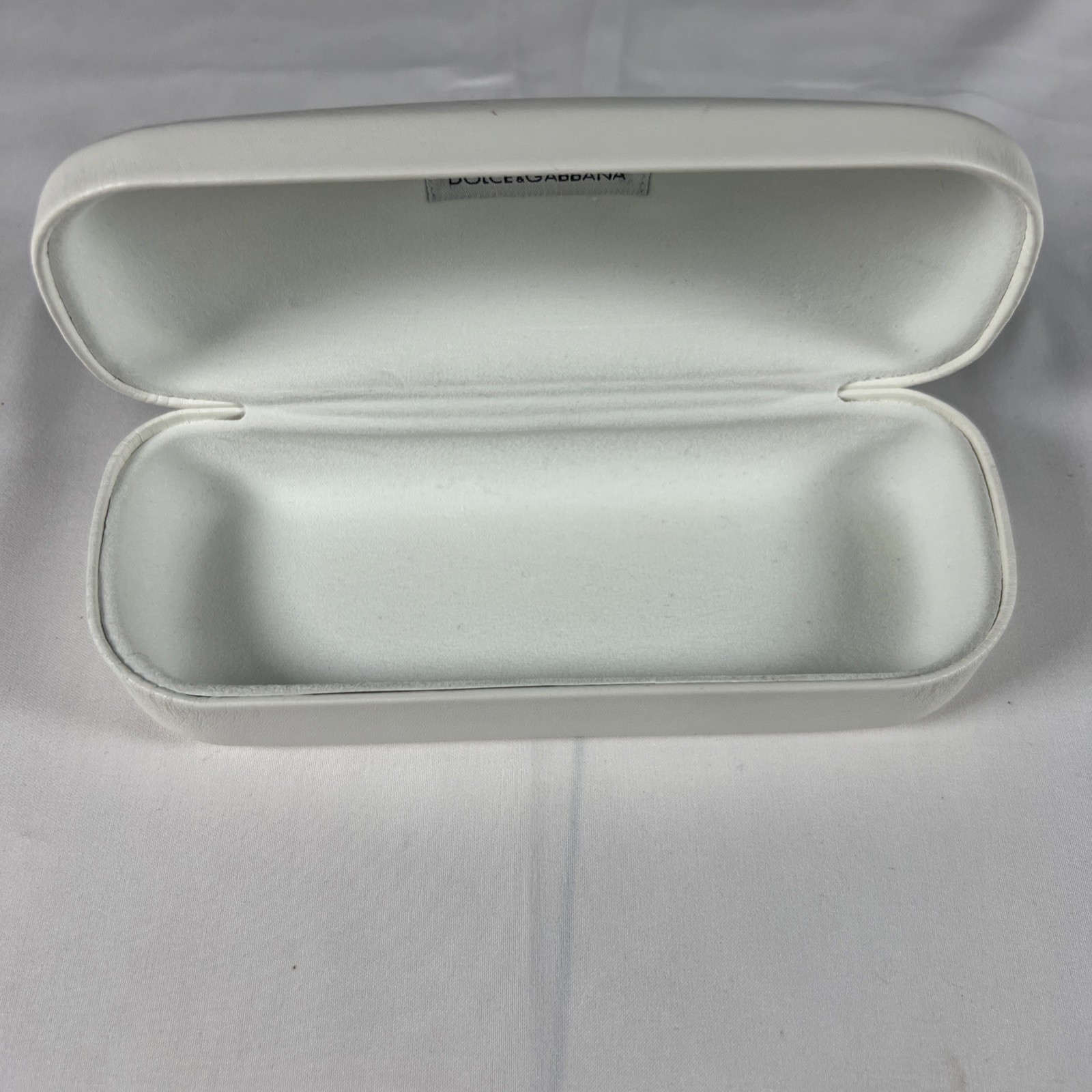 Dolce & Gabbana Hard Eyeglass Case WHITE