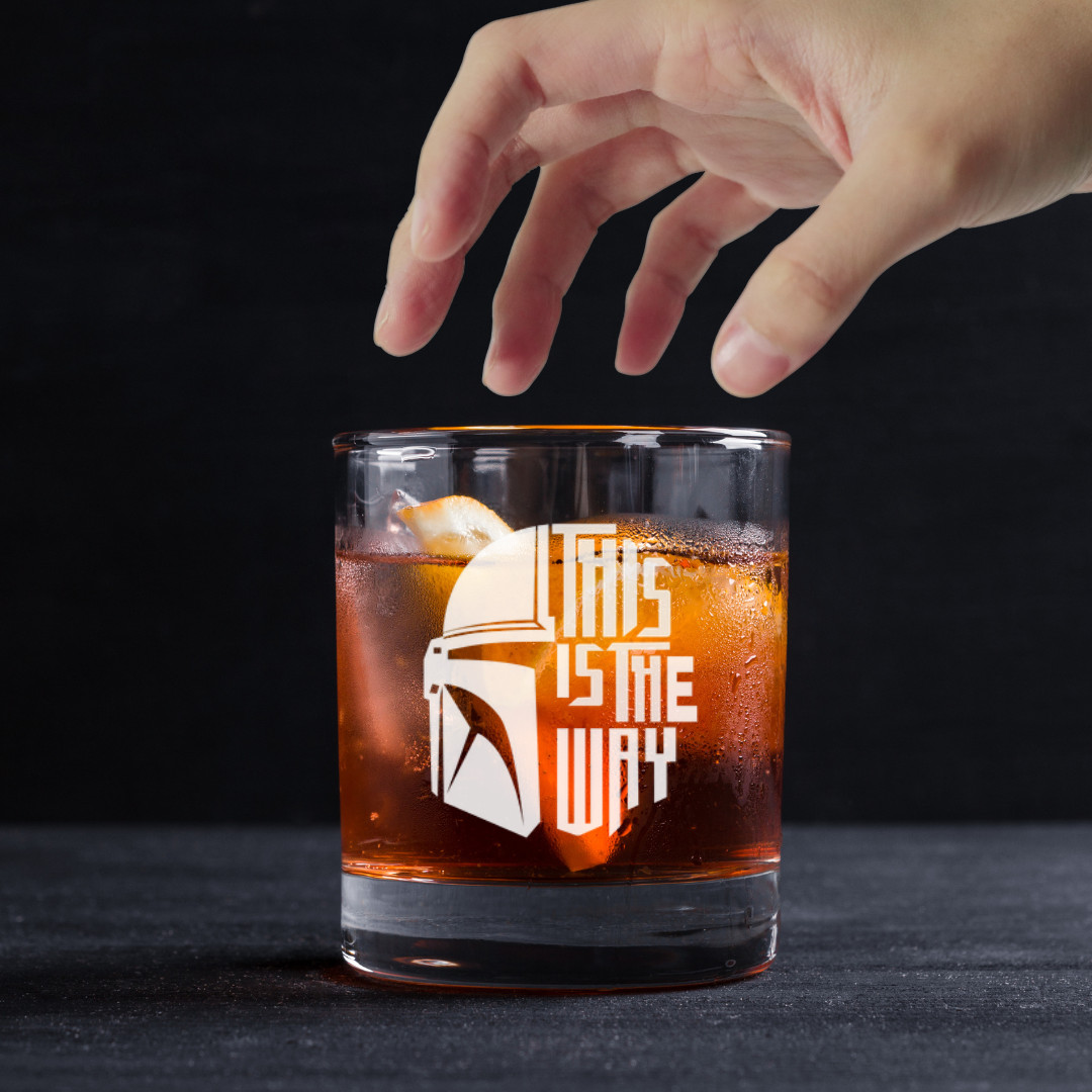 Custom Engraved This Is The Way Whiskey Glass – 11 oz Standard Rocks Glass