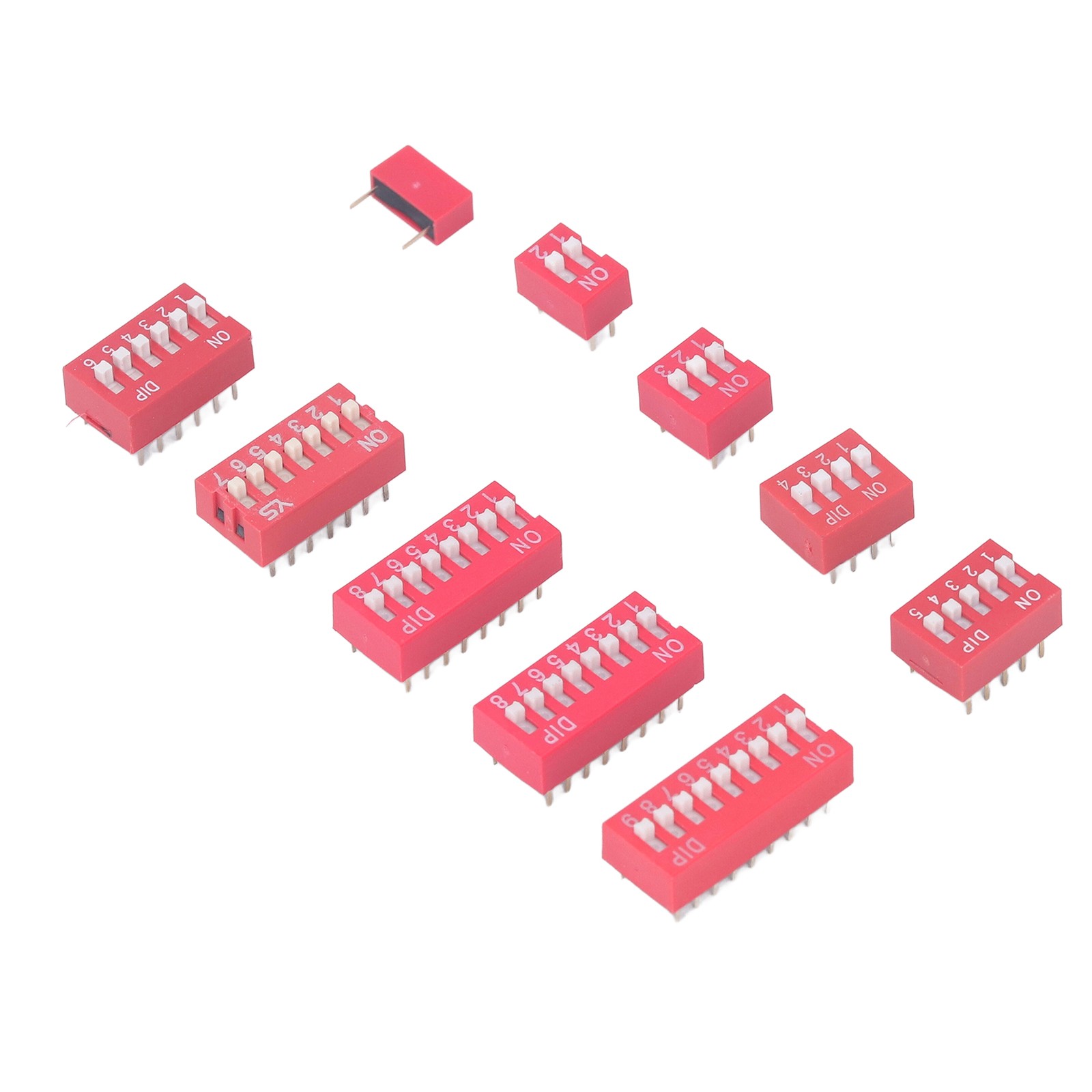 45Pcs Dip Switch Assorted Kit Durable Toggle Switch For Circuit Breadboards Hot