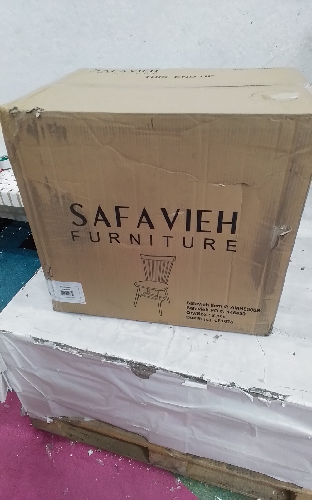 Safavieh PARKER SPINDEL SIDE CHAIR, Reduced Price 2172739200 AMH8500B
