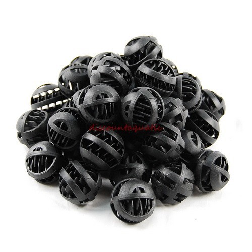 100pcs Reusable Bio Balls Aquarium Wet/Dry Filter Media Pond Tank Biofilter Bulk