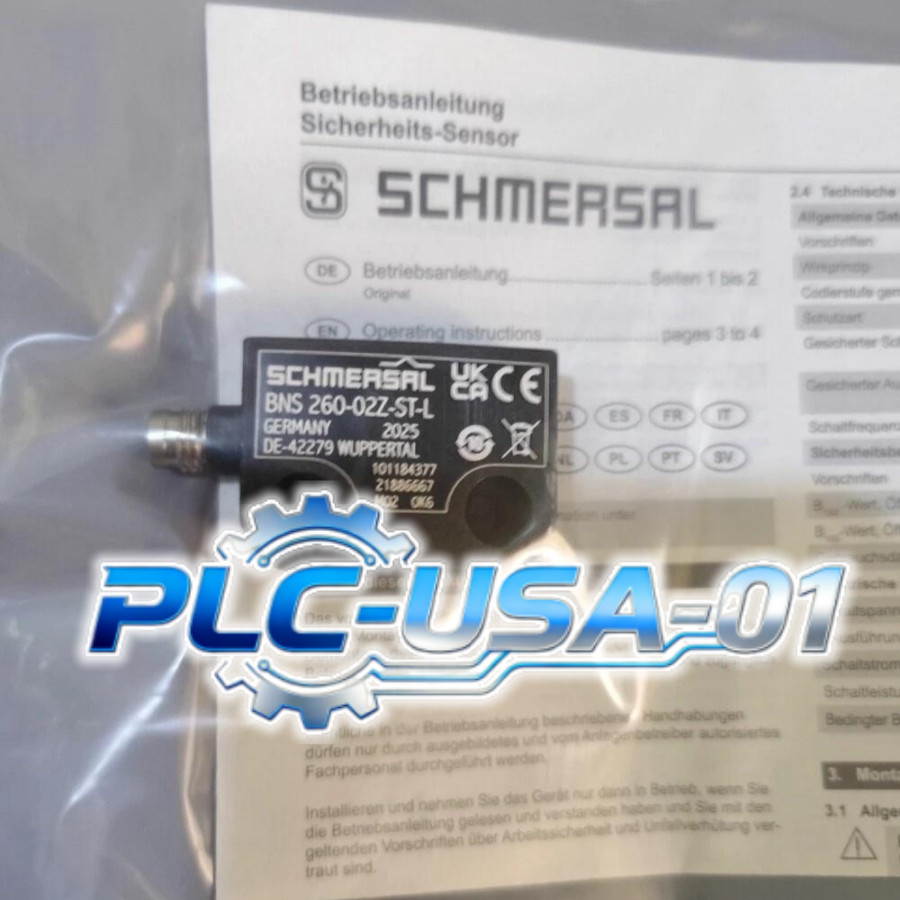 1PCS New Schmersal BNS 260-02Z-ST-L Safety Sensor BNS260-02Z-ST-L  Fast ship