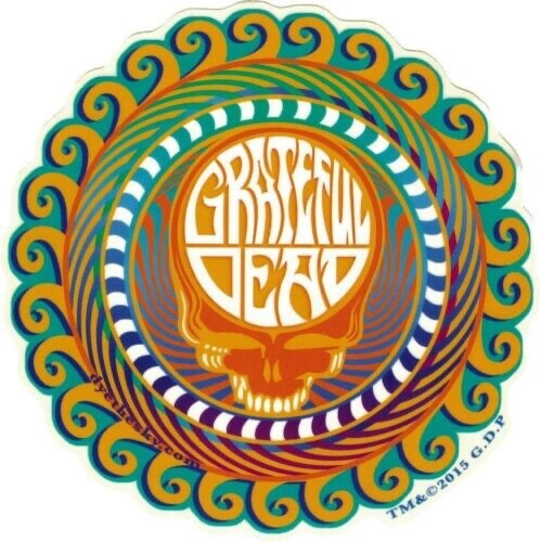 Grateful Dead Stealie Sticker| Trippy Steal Your Face Sticker - Stealie sticker