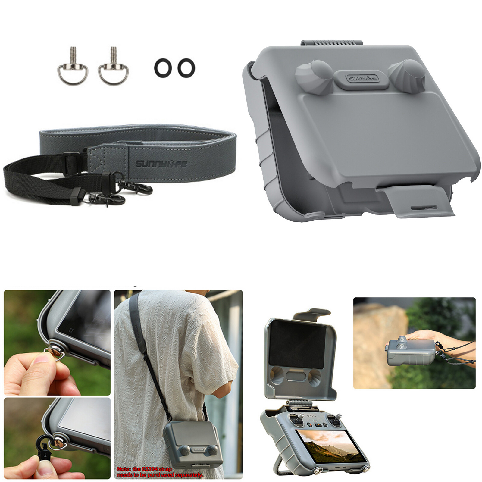 Sun Visor Box Controller Lanyard for DJI RC2/1 RC PRO Remote Control with Screen