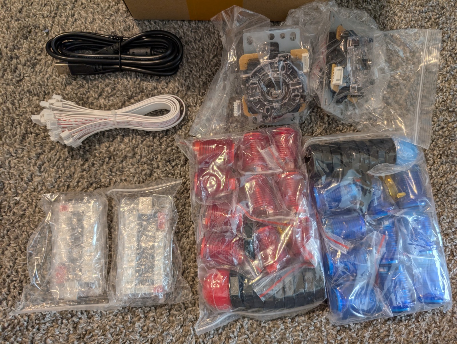 HIKIG 2 Player Led Arcade Buttons 20X Led