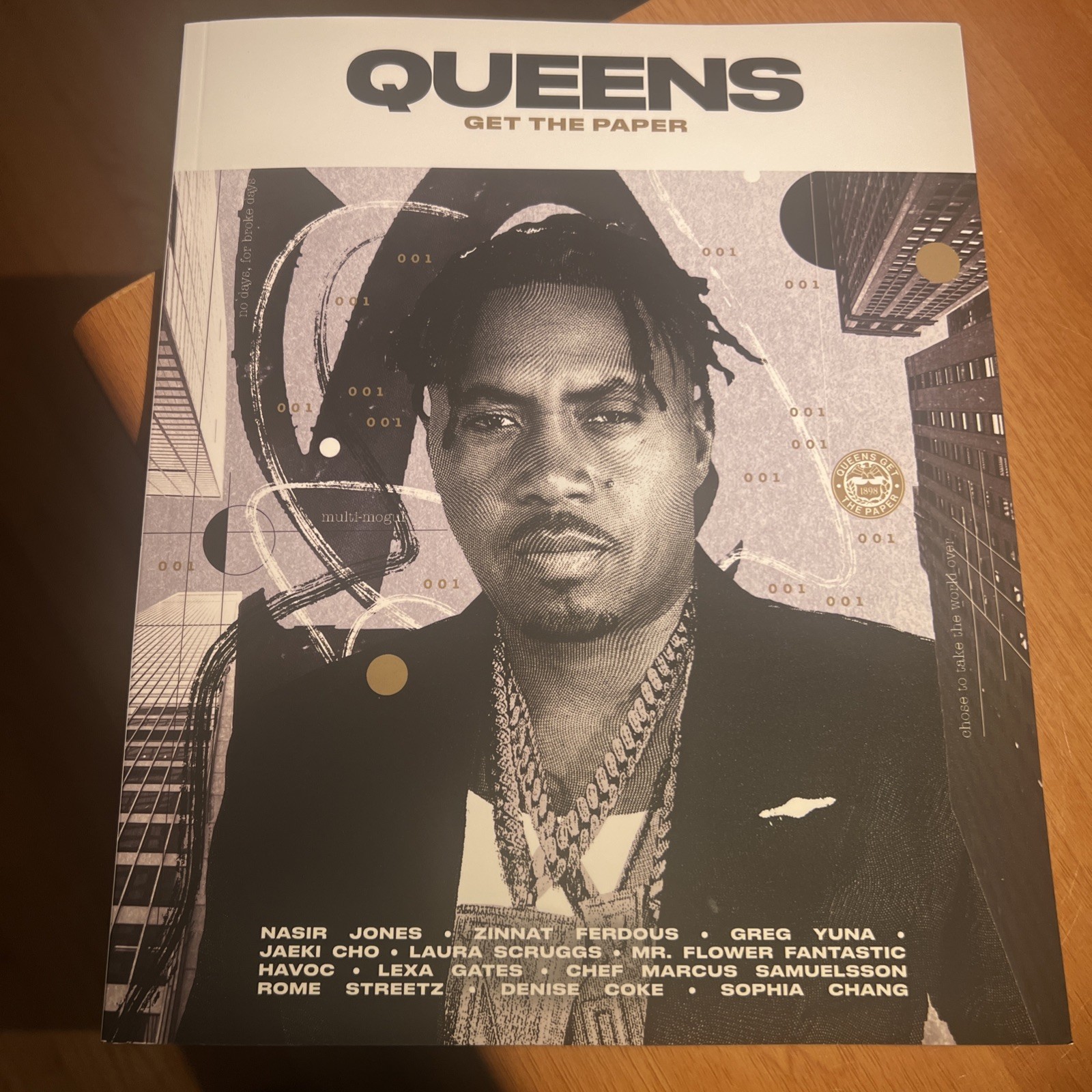 QUEENS GET THE PAPER Nas (Rapper Nasir Jones) Spring 2025 Magazine