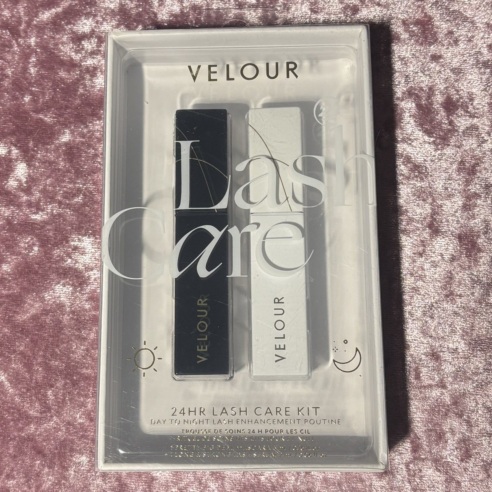 Velour 24HR Lash Care Kit Lash Long & Strong Serum + Pretty Big Deal Mascara NIB