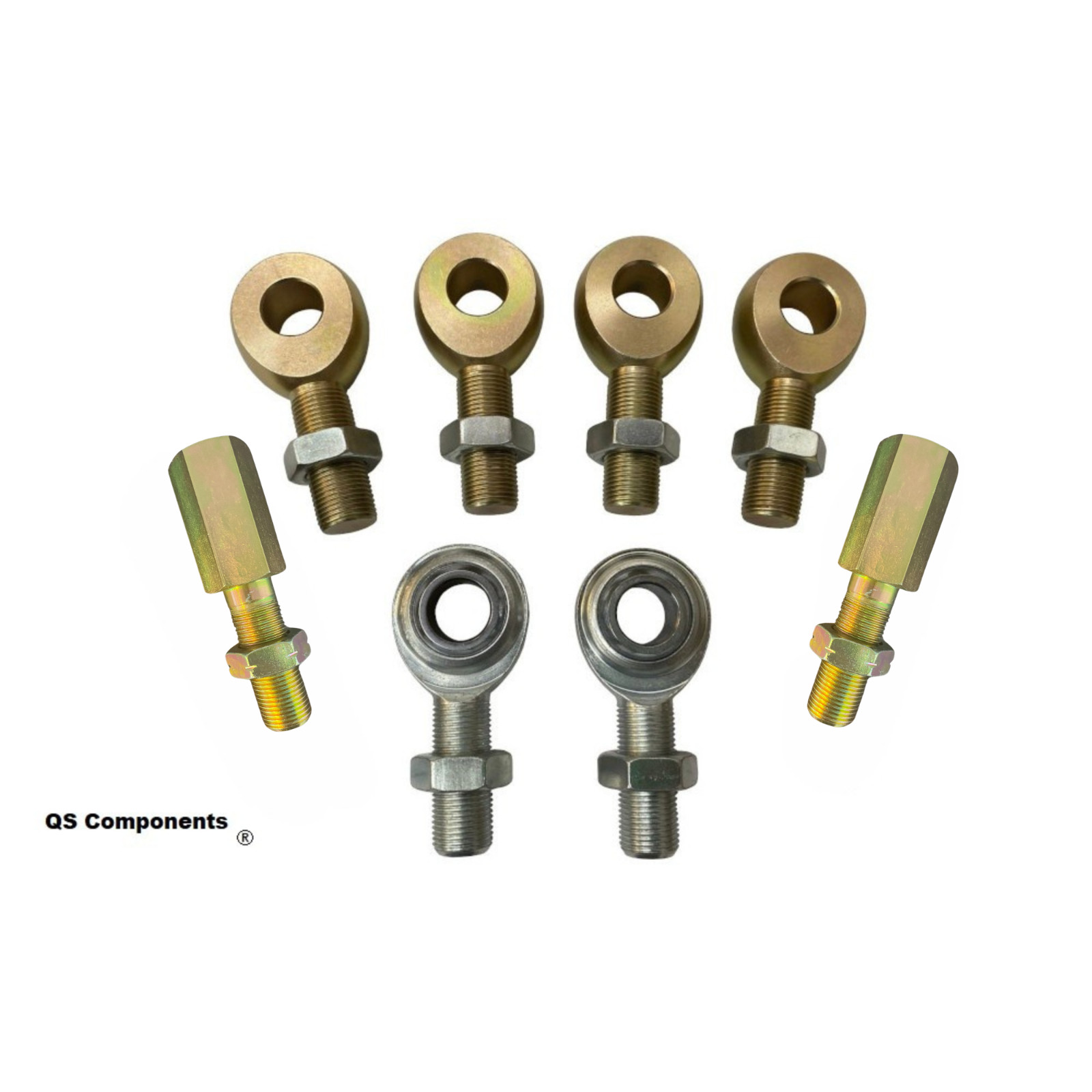 Ladder Bar Rod End Kit (3/4 Economy Front) (3/4 Solid Rear) 3/4 M To F Adjuster
