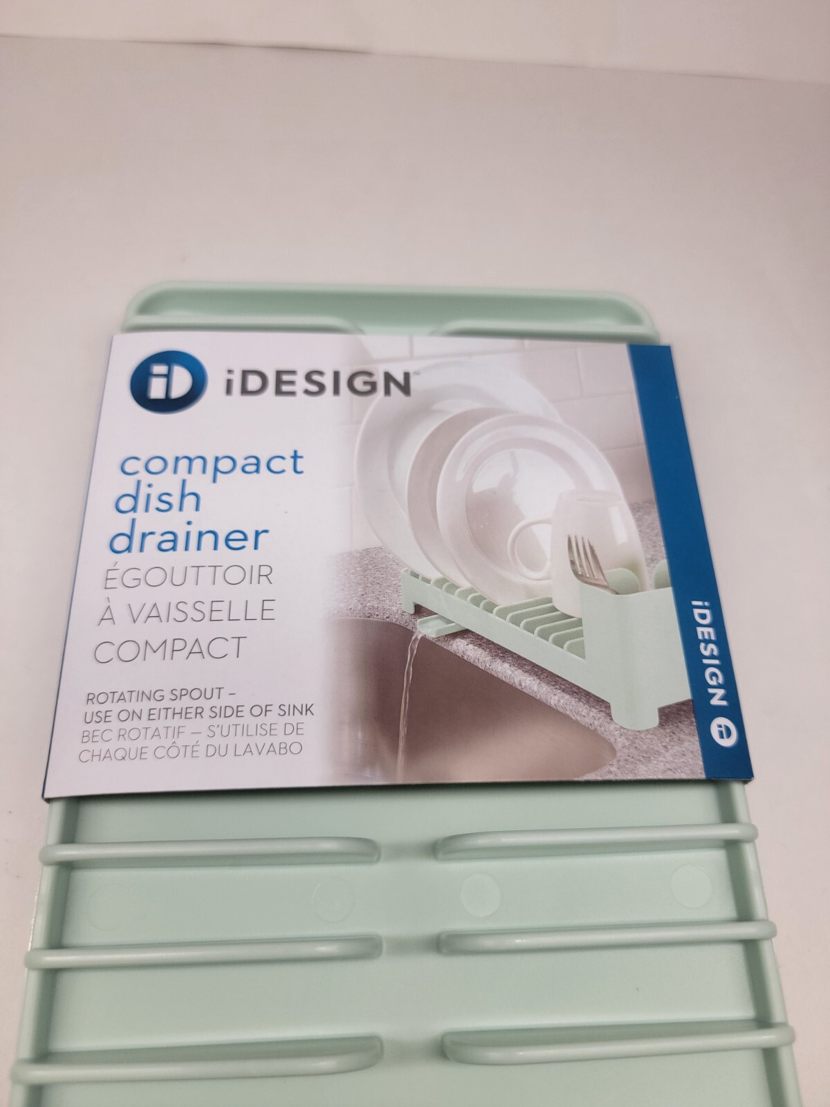 iDesign Kitchen Countertop Utensil Caddy. Compact Dish Drainer