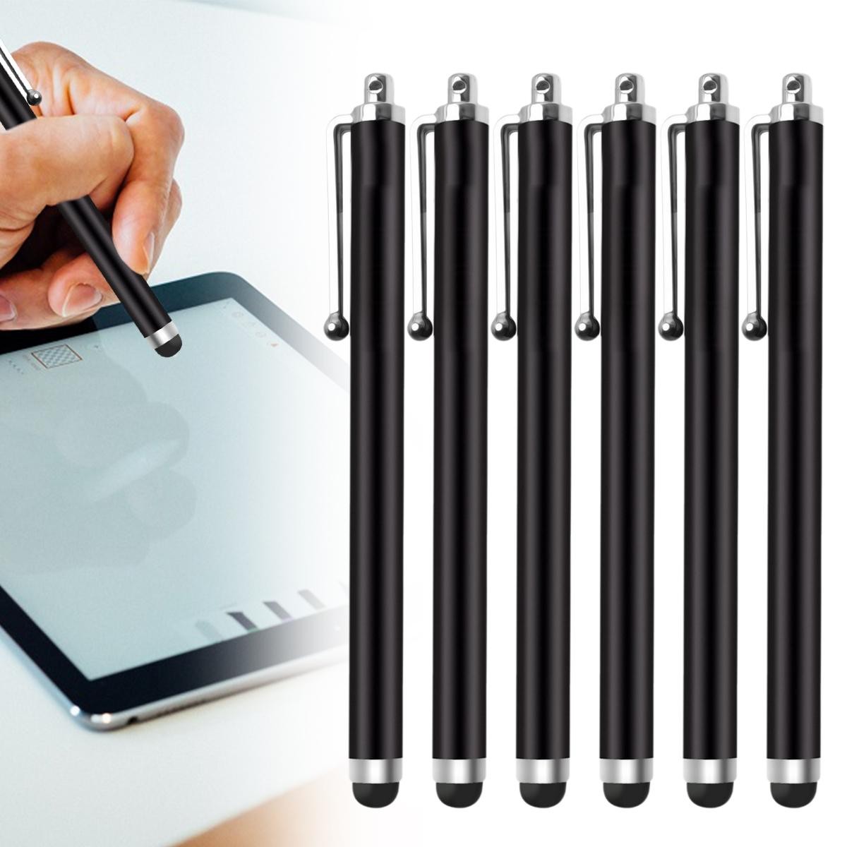 Metal Capacitive Touchscreen Stylus Pen with Soft Tip for Precise Control