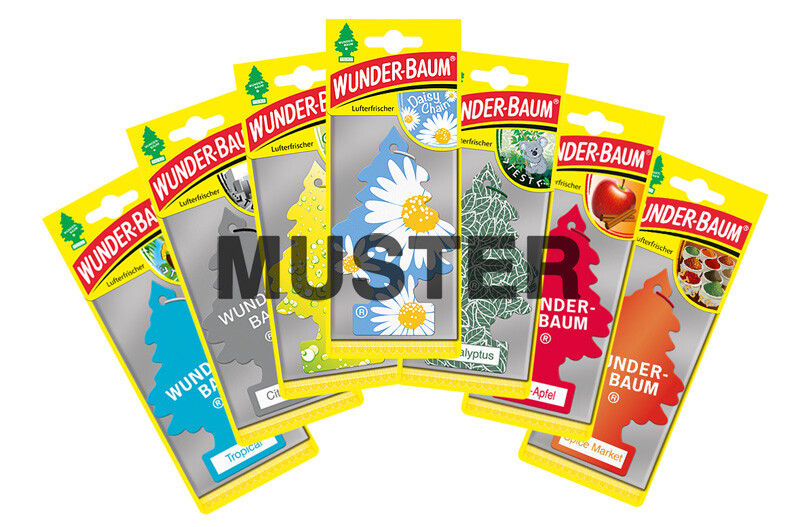 48 x Original MIRACLE TREE air freshener free choice great variety