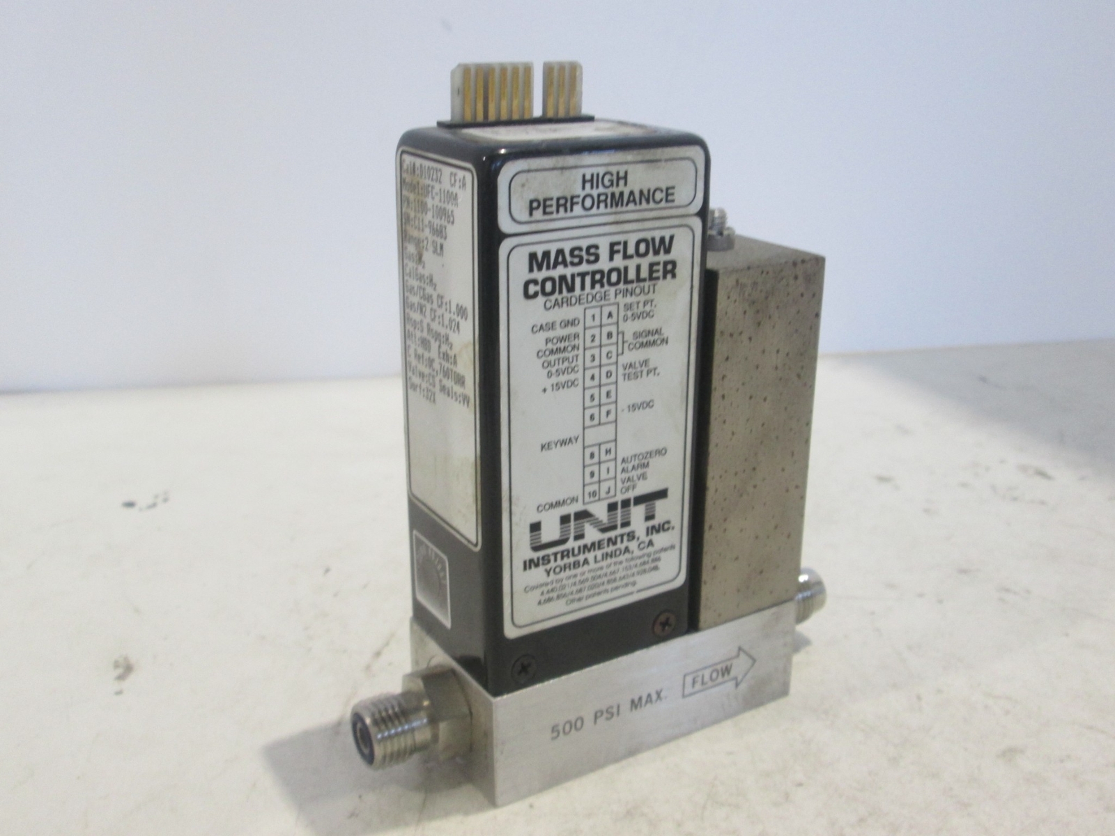 Unit, UFC-1100A, Mass Flow Controller, 2 SLM, H2, Used