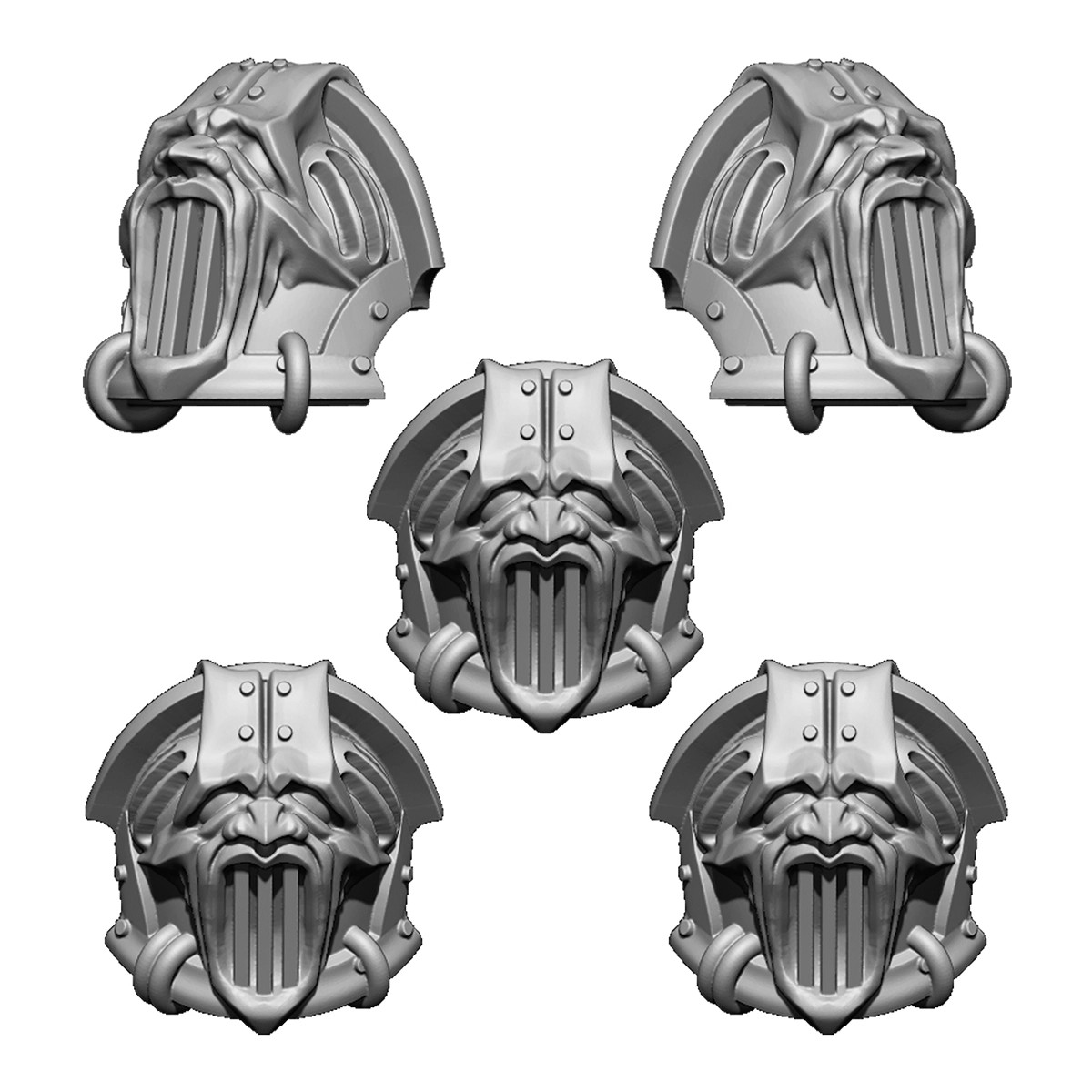 Chaos Noise Marine Shoulder Pads  V1 X5 Wargame Exclusive Children Noise Marines