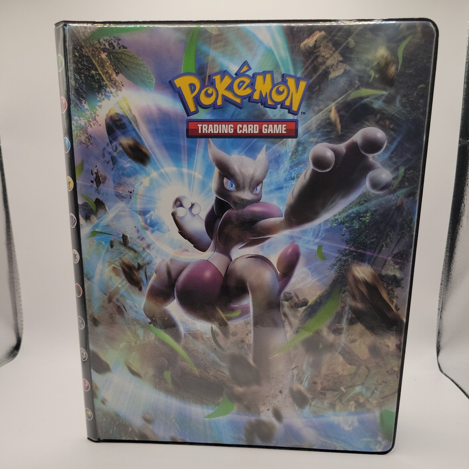 Pokemon Cards Binder Holder Fits 90 Cards  Sleeves 11 1/2  L ong x 9 1/2 Wide