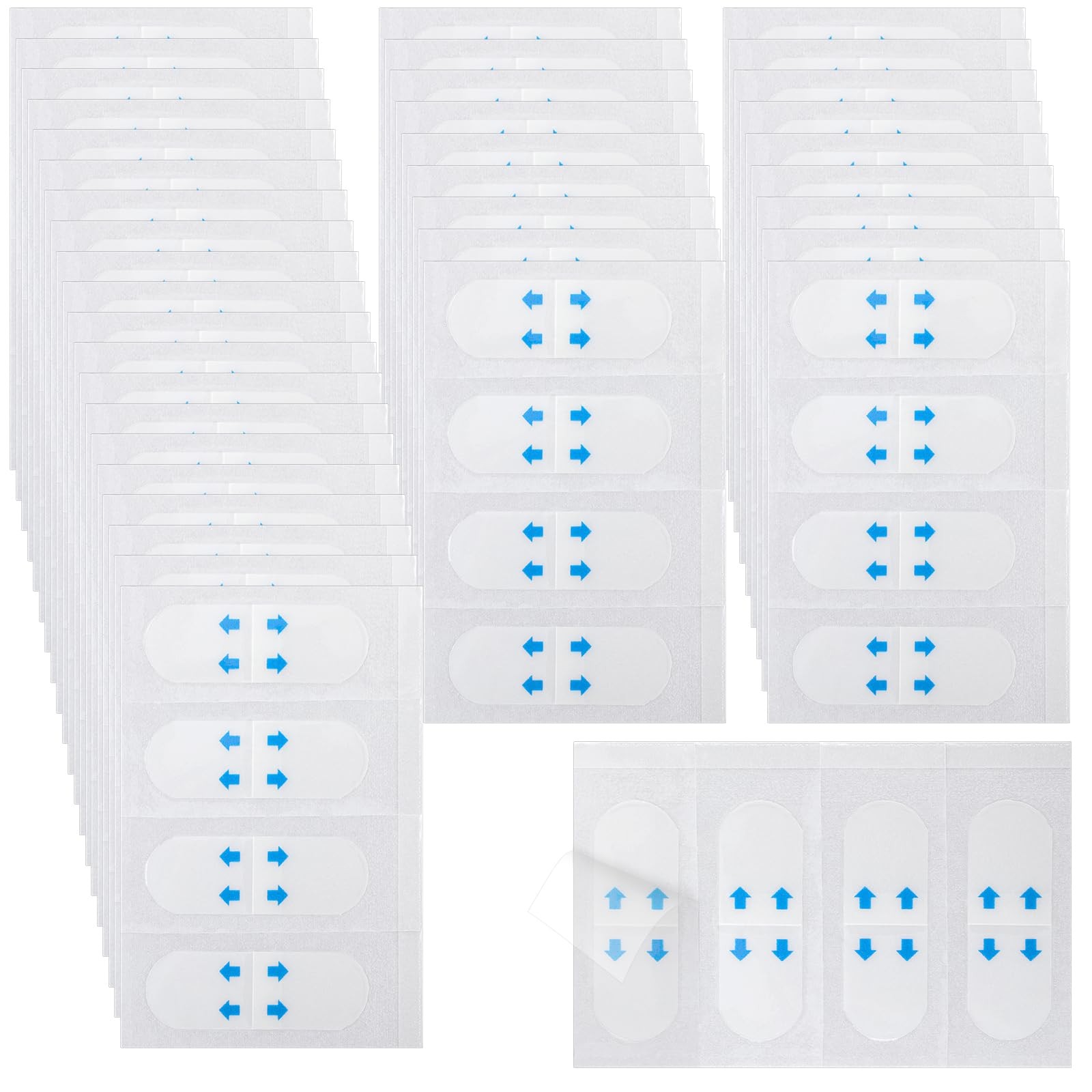 Ymapinc 140Pc Invisible Skin Lifting Tape, Clear Neck 1 Ounce (Pack of 140)