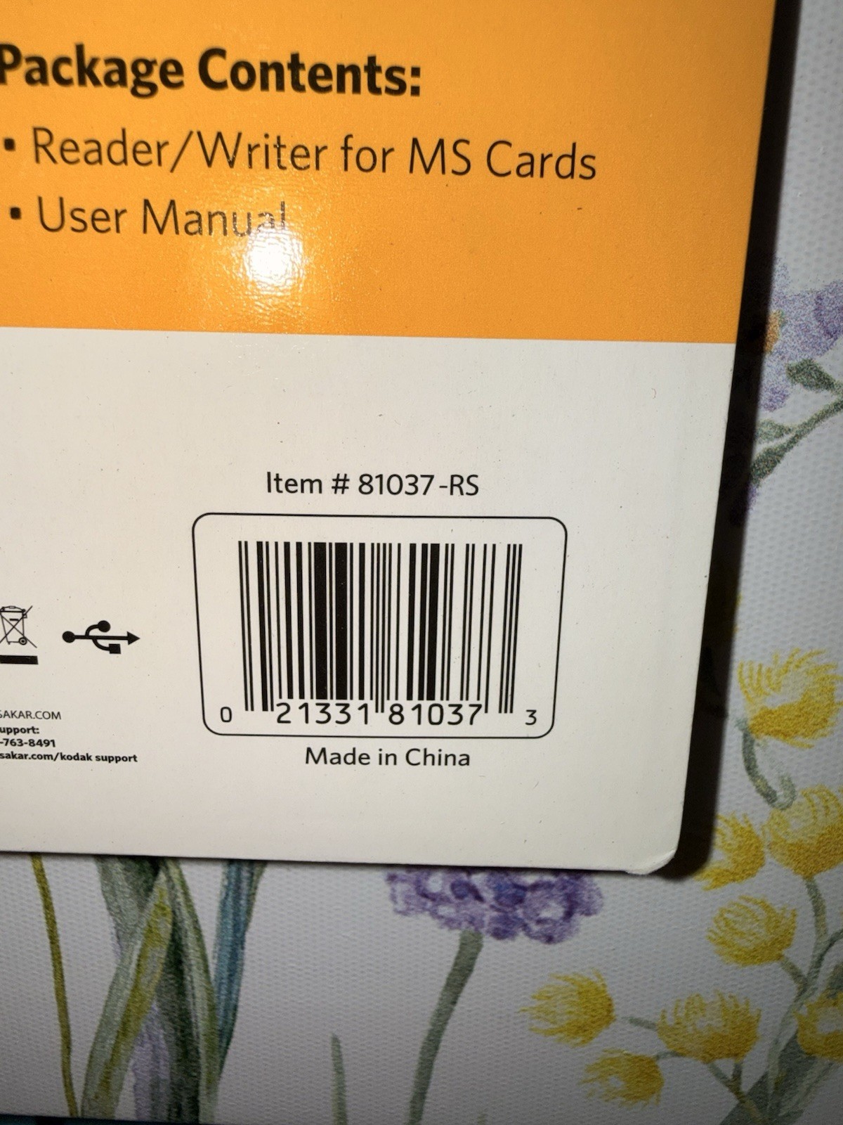 Kodak R121 Reader for MS Cards Memory Stick PRO/ PRO Duo Reader Writer