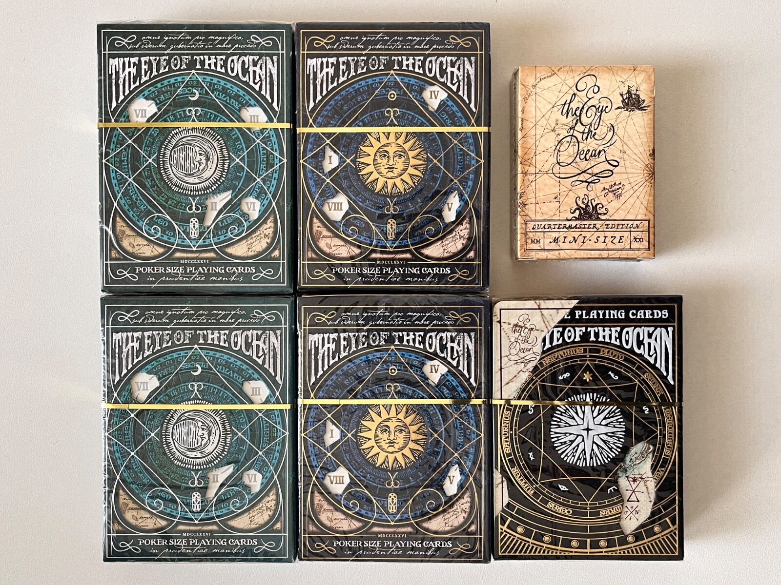Eye of the Ocean v1 Playing Cards by Lorenzo Gaggiotti of Stockholm17 in DS1 NEW