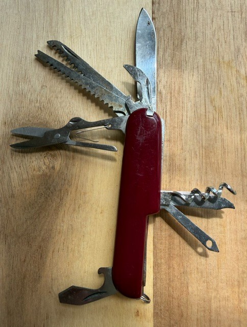 Vintage Diamond Superior Multitool Knife Featuring 11 Tools