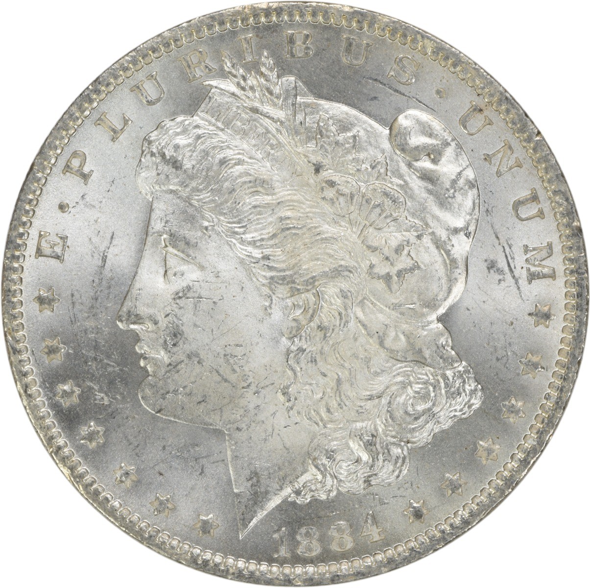 1884-O Morgan Silver Dollar BU Uncertified #306
