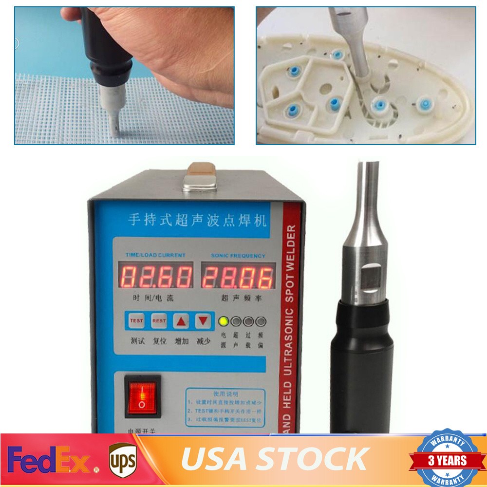 110V Portable Ultrasonic Plastic Welder Ultrasonic Spot Welding Machine