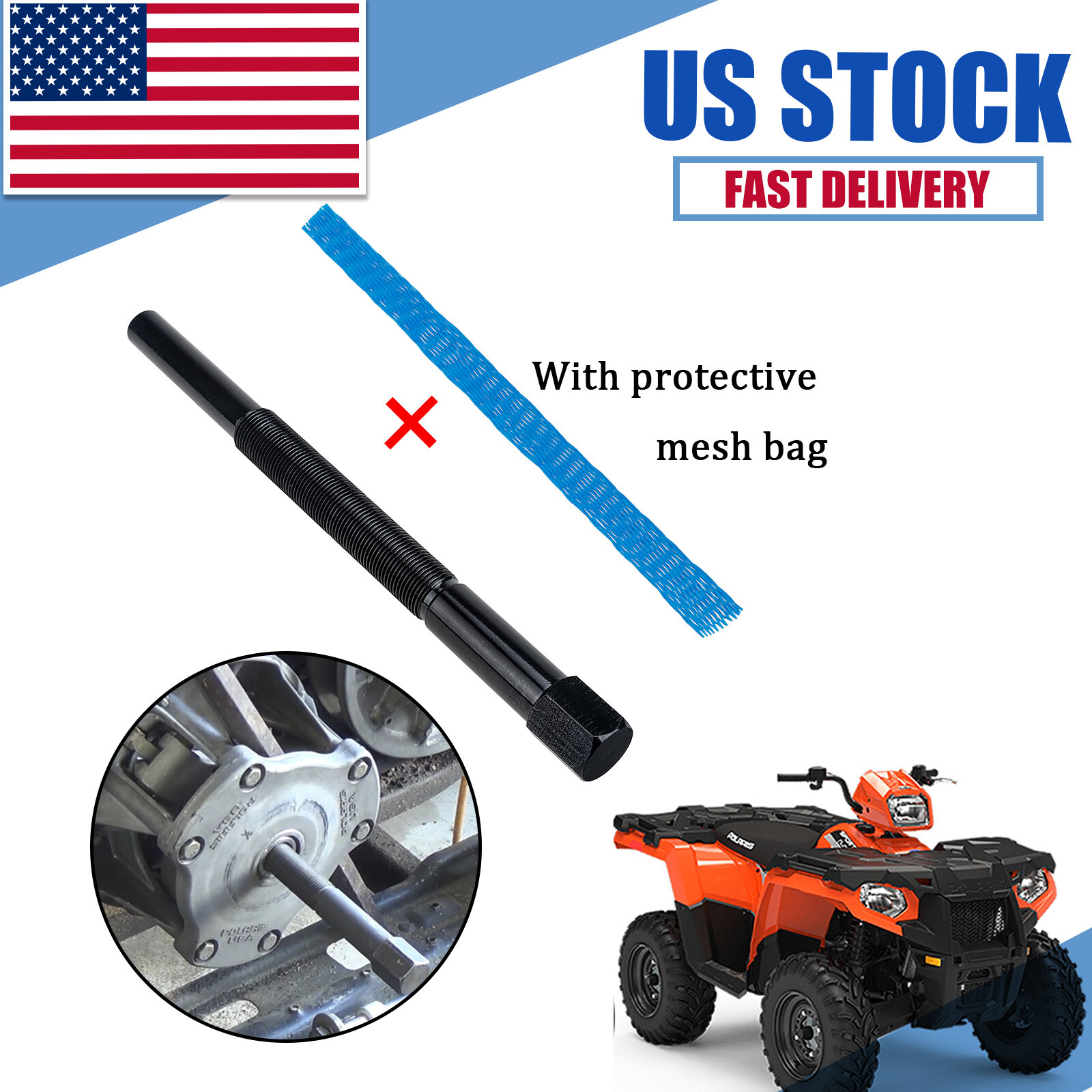 Clutch Puller Tool For Polaris ATV RZR Sportsman Ranger 2870506 PP3078 Primary