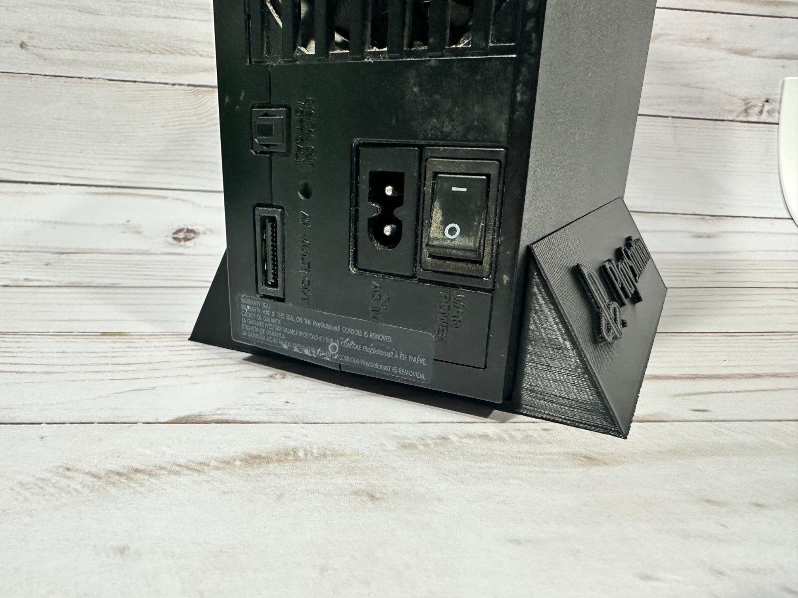 Sony PlayStation 2 Fat Vertical Stand Original PS2 Console Display Case Desk