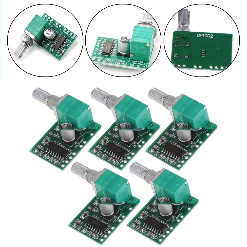 Compact and Delicate PAM8403 Digital Module Adjustable Volume USB Powered