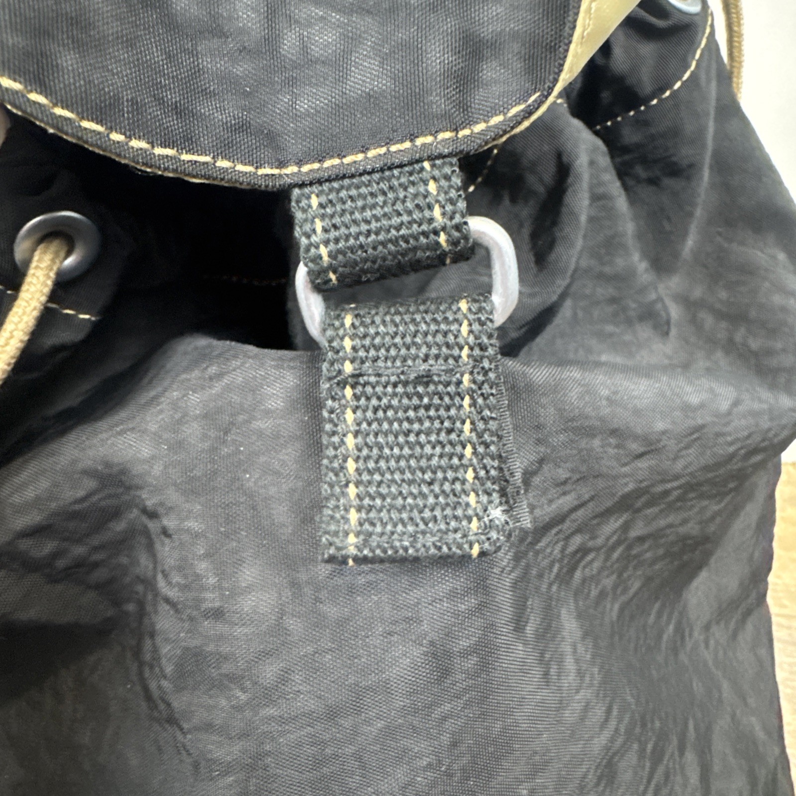 Kipling Backpack Draw String And Waist Strap Black . Logo