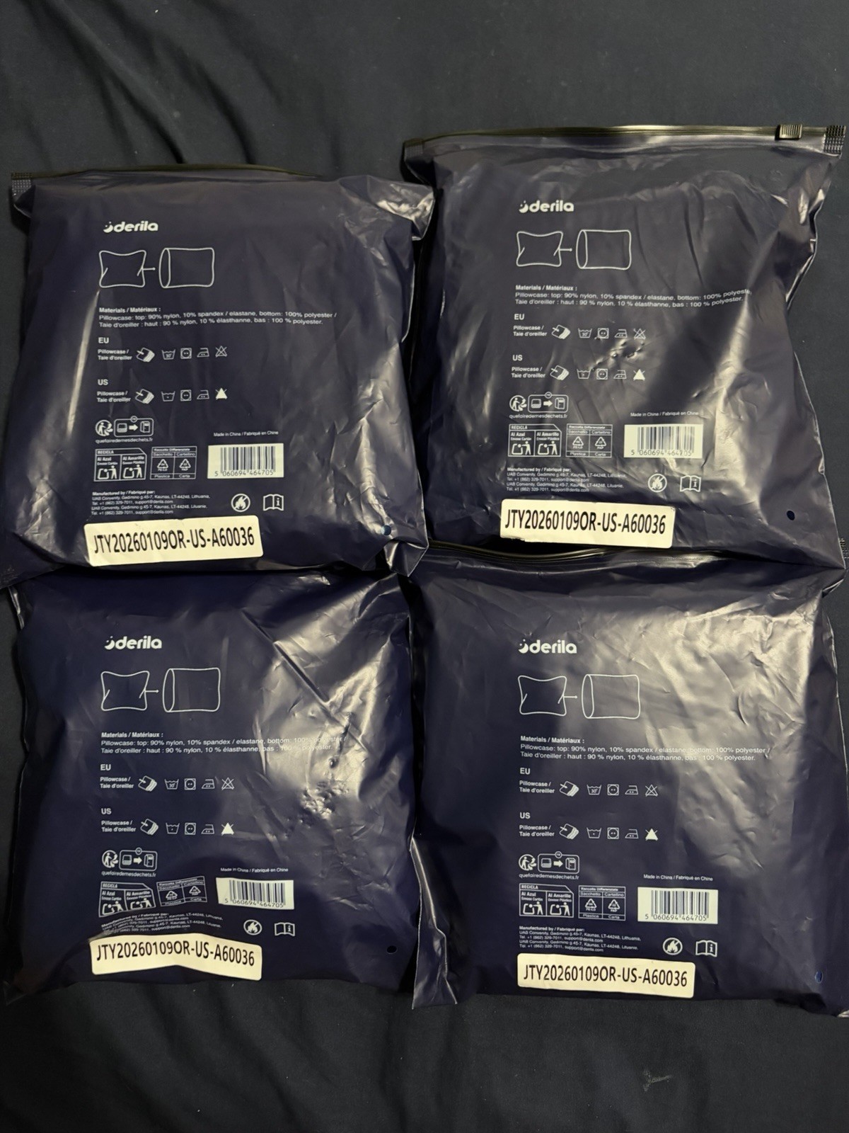 New Derila Ergo Edition Cooling Pillowcase Blue (one Unit)