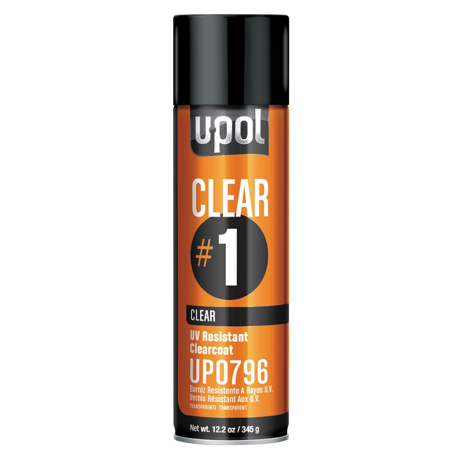 U-POL Premium Aerosols: Clear #1, High Gloss Clearcoat, 15oz UPL-UP0796
