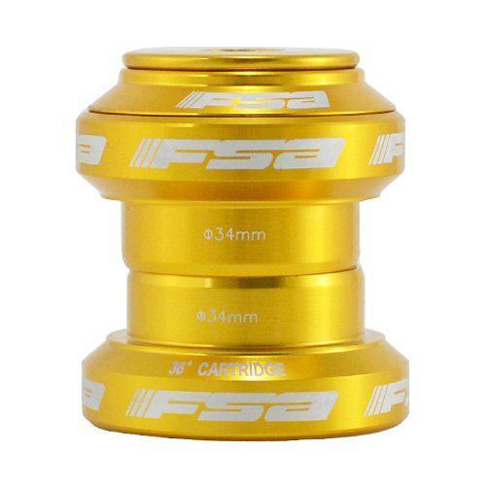 FSA Orbit MX 1-1/8" Threadless MTB Road Headset with Top Cap , Gold