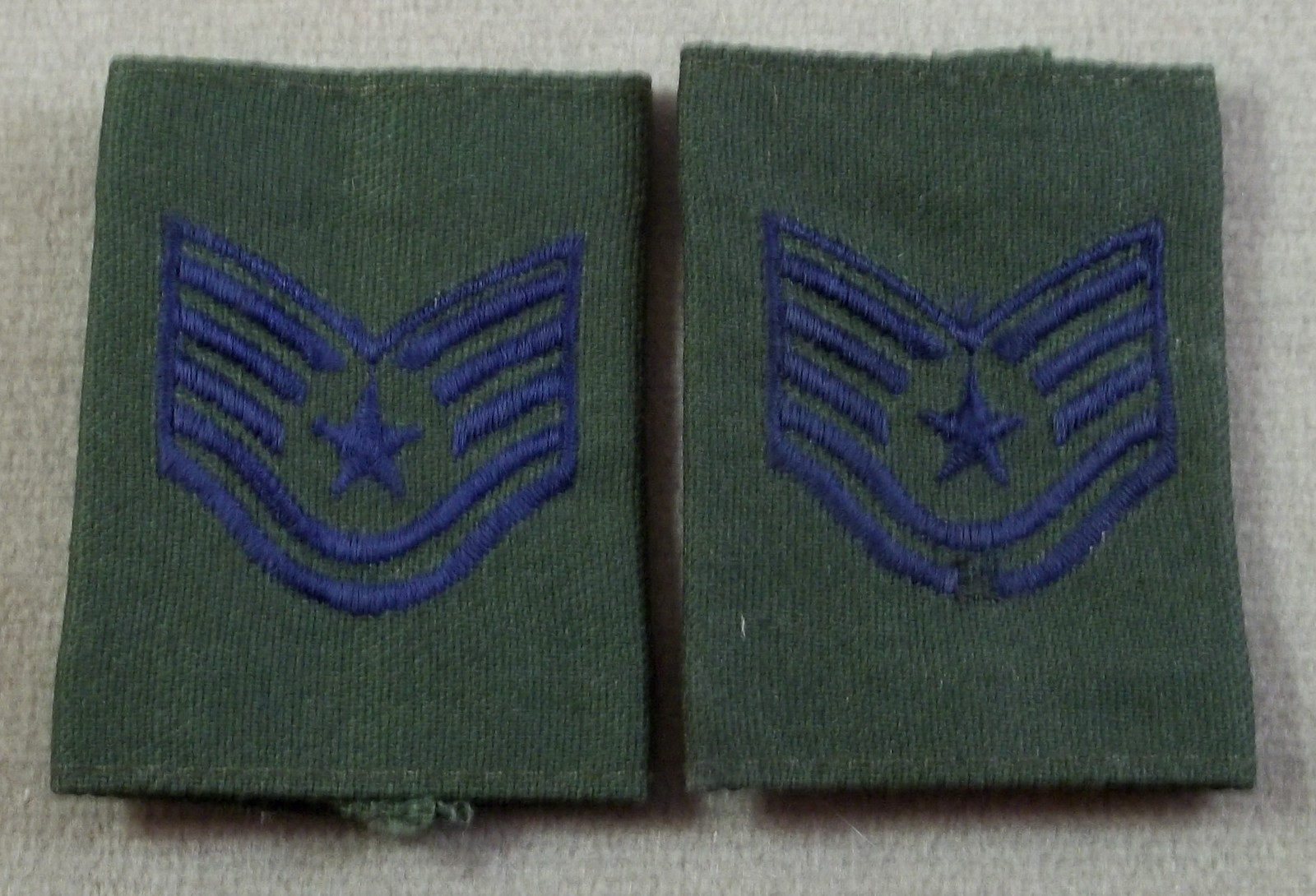 US Air Force Technical Sergeant E-6 Gortex Loop Rank - 1 Pair