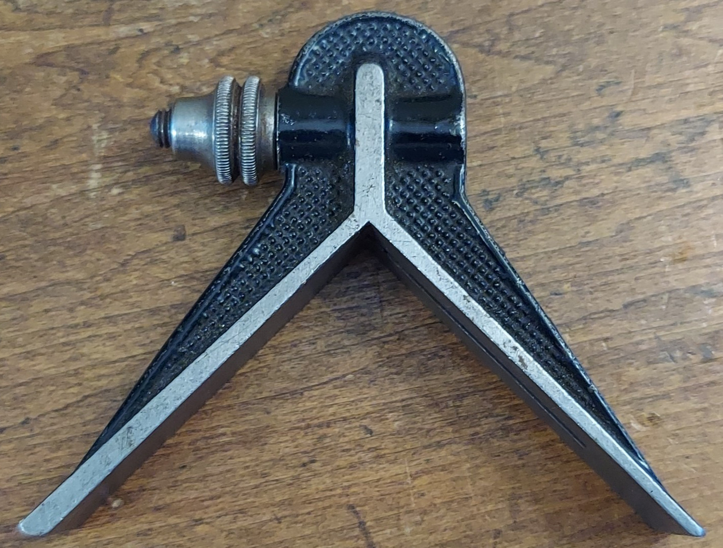 Vtg Starrett Combination Square w/ No. 490 Protractor + Center Head
