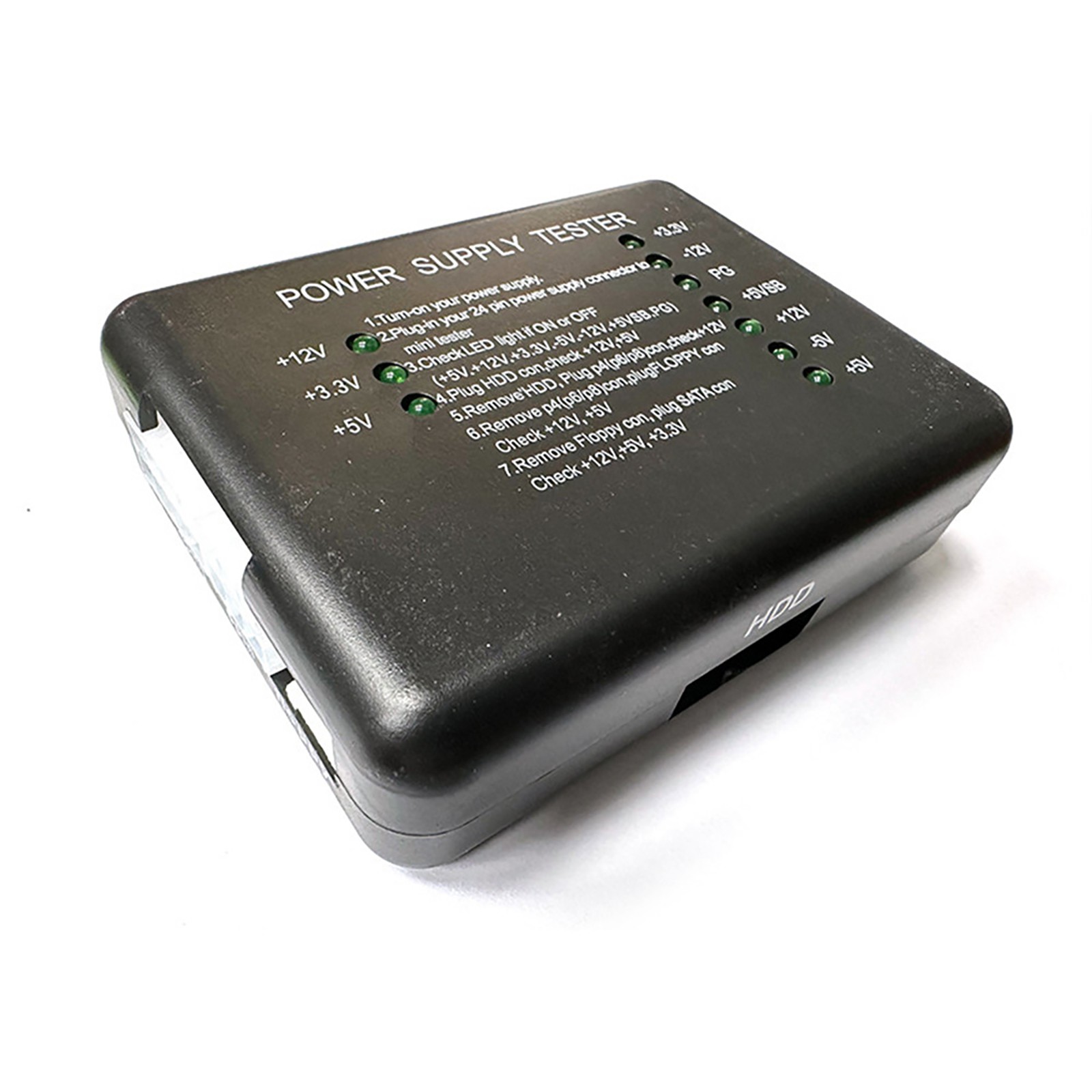 Power Supply Tester HDD Tester Checker Meter Measuring For Computer 12V 5V 3.3V