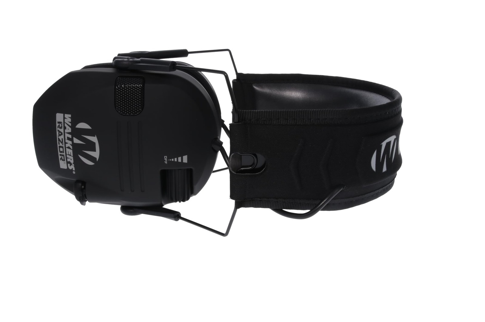 Walker's Razor Slim Electronic Muff, Black 1 Pack,