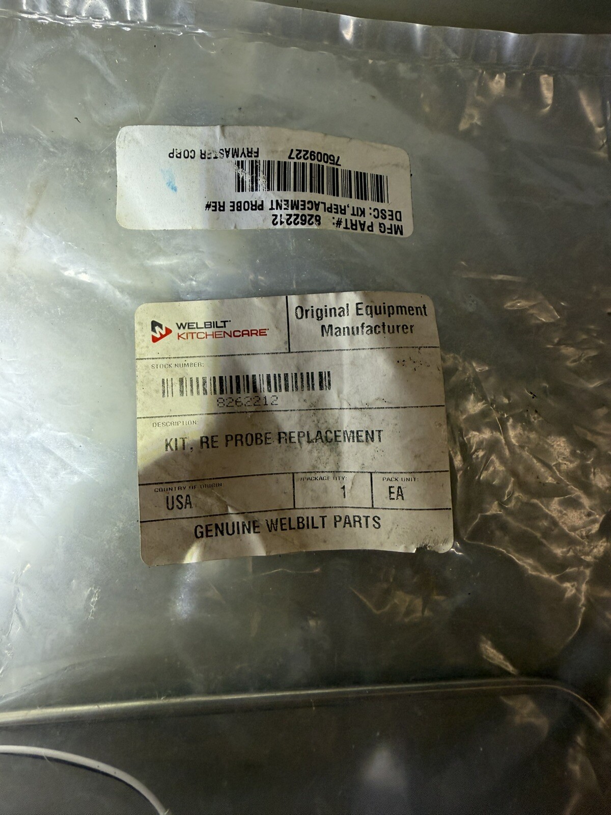 NEW…826-2212 Probe Replacement Kit for Frymaster Dean 8262212