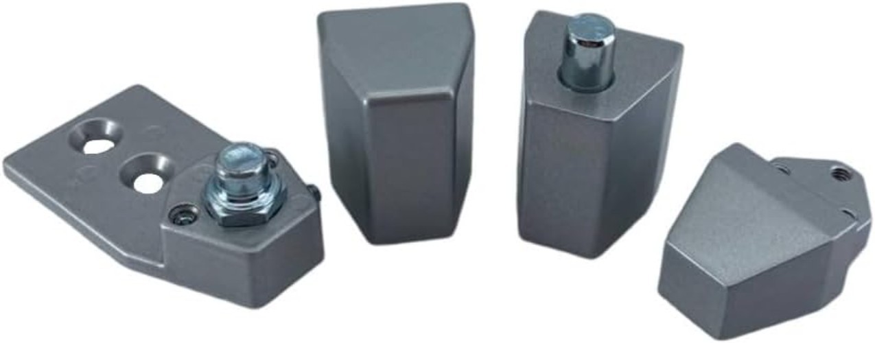 Durable Offset Reversible Pivot Set Flush-Mount for L-Shaped Commercial Doors