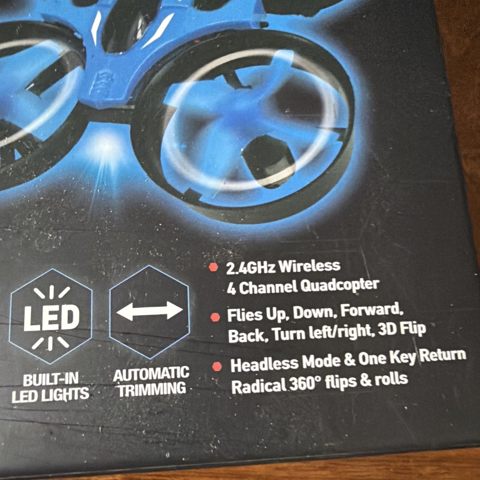 2021 TECH TOYZ MINI QUADCOPTER BLUE- New Sealed